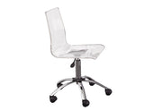 Arthur Adjustable Swivel Chair, Clear from Steve Silver - Luna Furniture