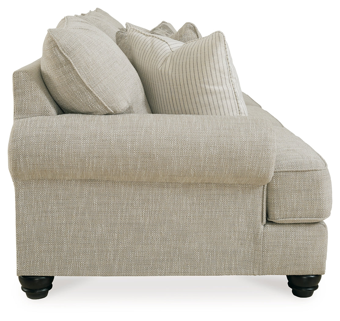 Asanti Sofa and Loveseat in Fog from Ashley - Luna Furniture