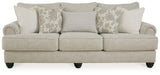 Asanti Sofa, Loveseat, Chair and Ottoman in Fog from Ashley - Luna Furniture