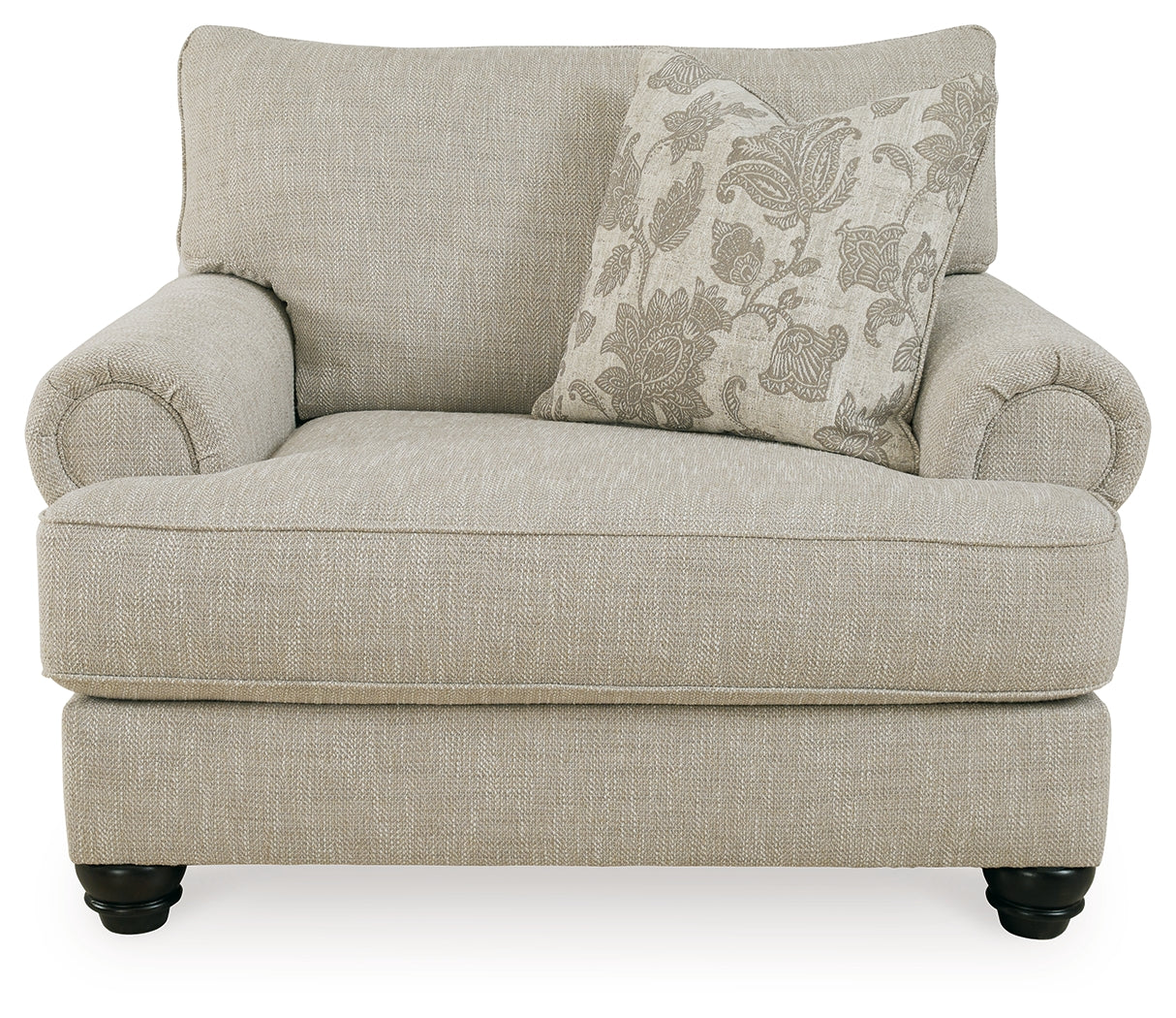 Asanti Sofa, Loveseat, Chair and Ottoman in Fog from Ashley - Luna Furniture