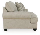 Asanti Sofa, Loveseat, Chair and Ottoman in Fog from Ashley - Luna Furniture