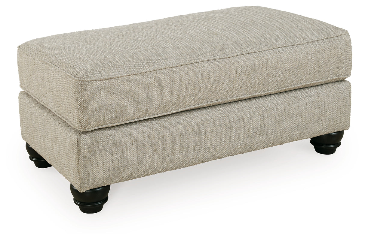 Asanti Sofa, Loveseat, Chair and Ottoman in Fog from Ashley - Luna Furniture