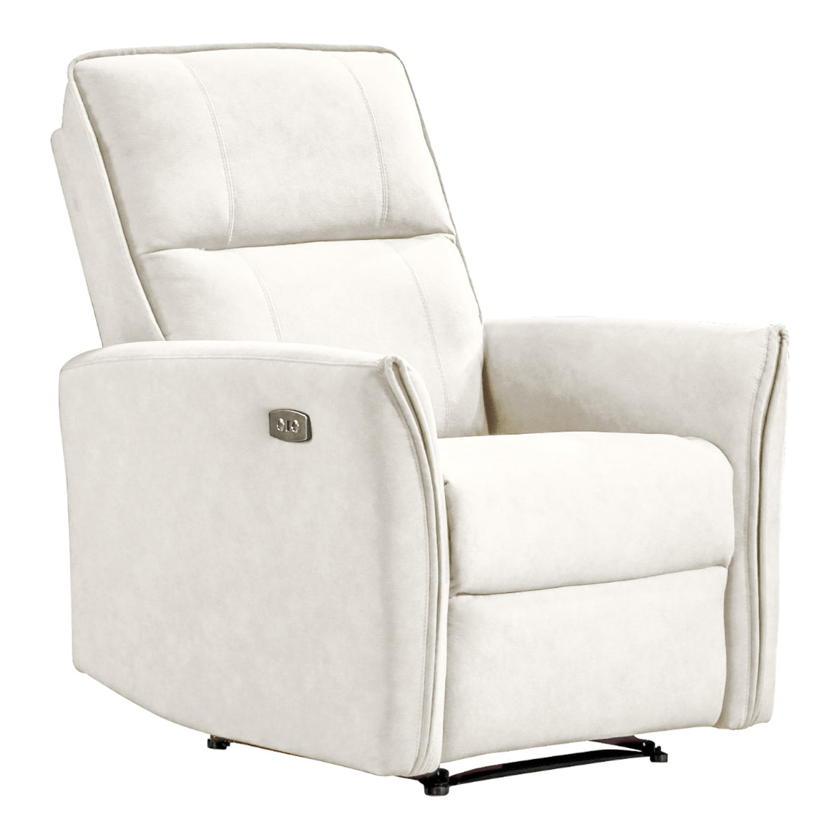 Asheville Cream Suede Recliner Chair - RCL01000101