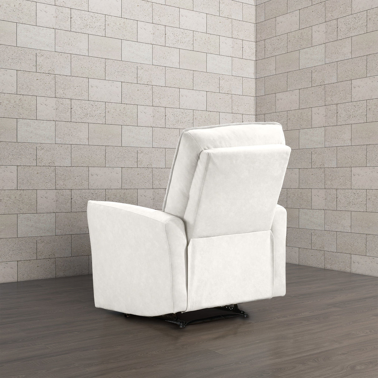 Asheville Cream Suede Recliner Chair - RCL01000101