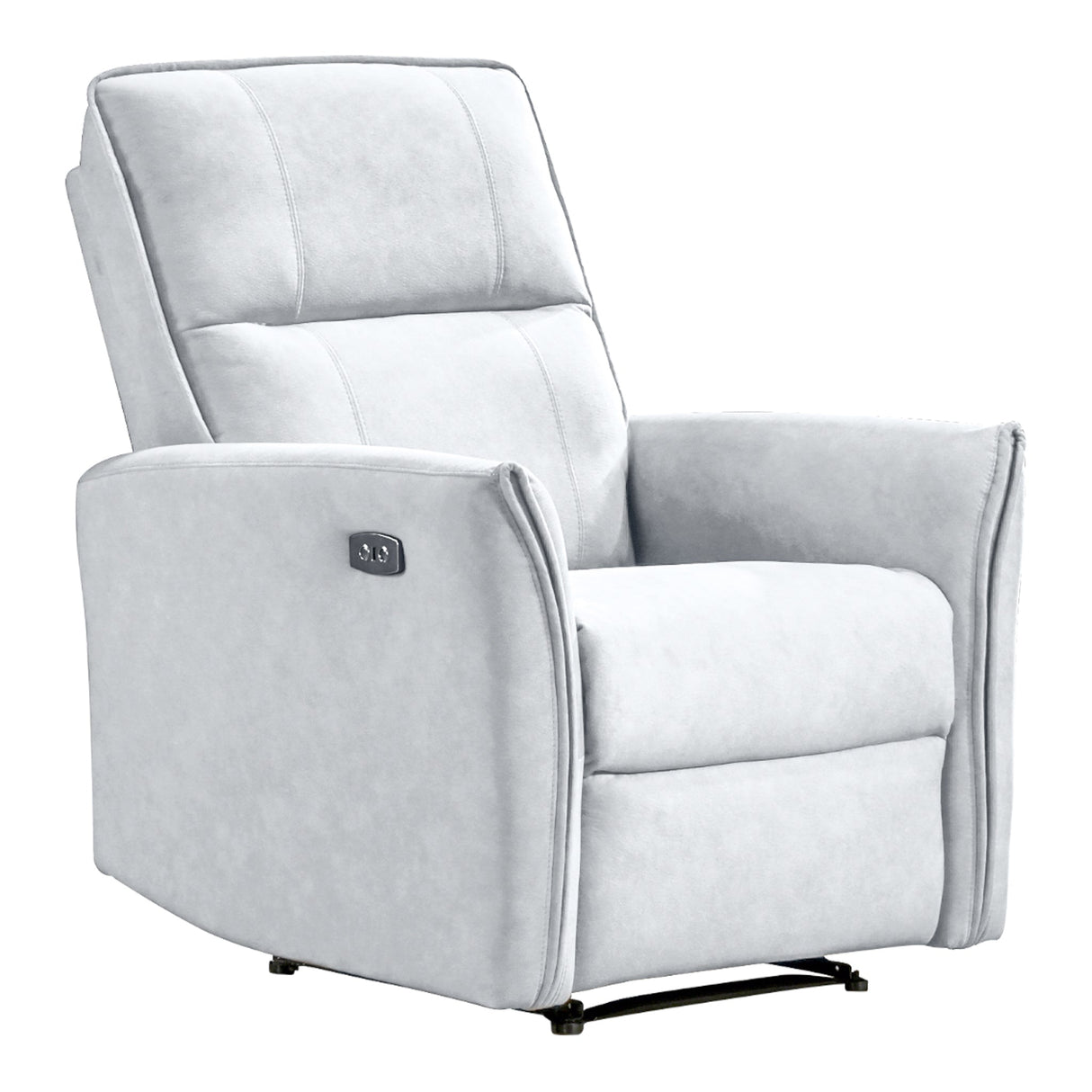 Asheville Grey Suede Recliner Chair - RCL01000103