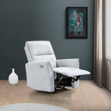 Asheville Grey Suede Recliner Chair - RCL01000103