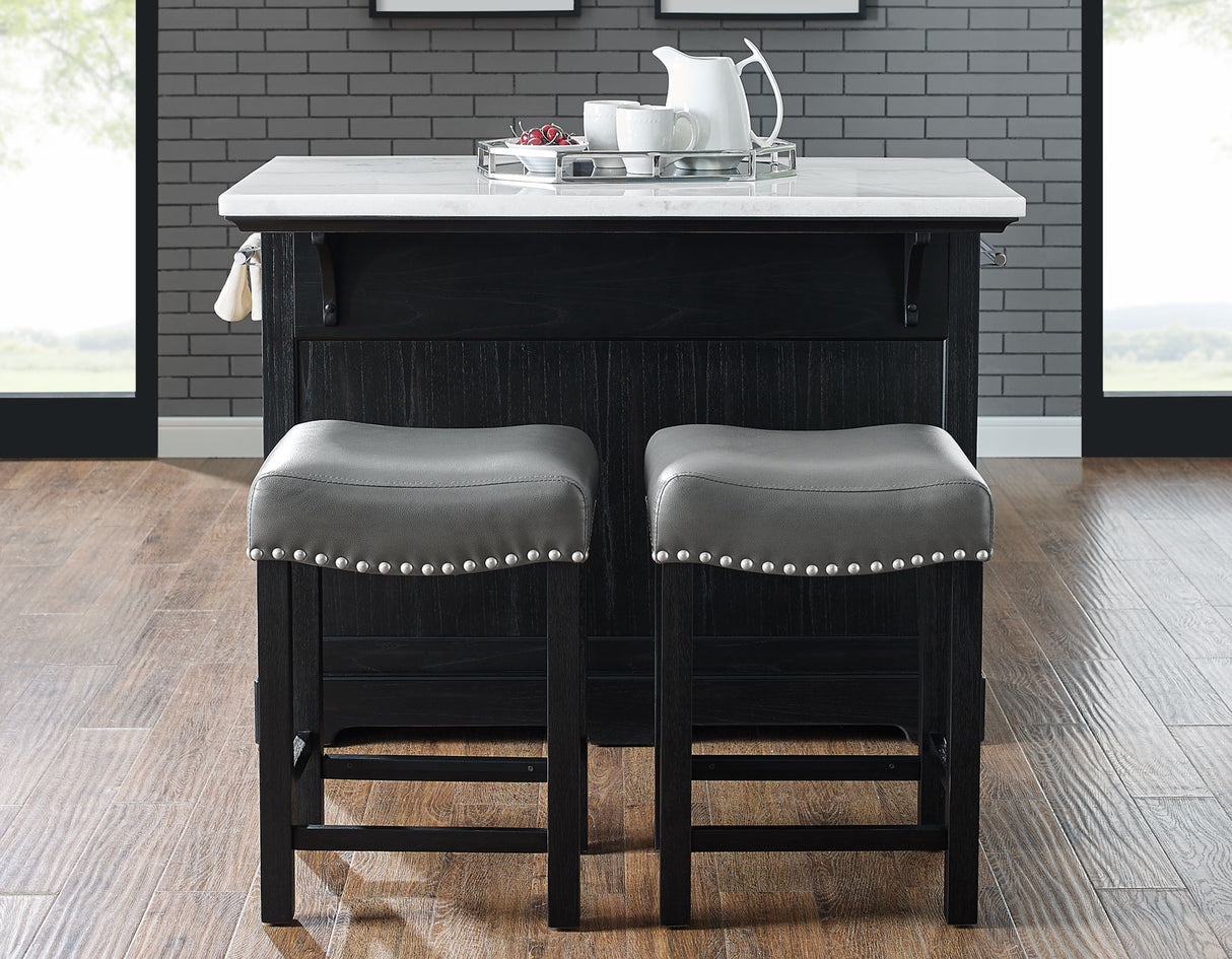 Aspen 24″ Backless Counter Stool, Set of 2 from Steve Silver - Luna Furniture