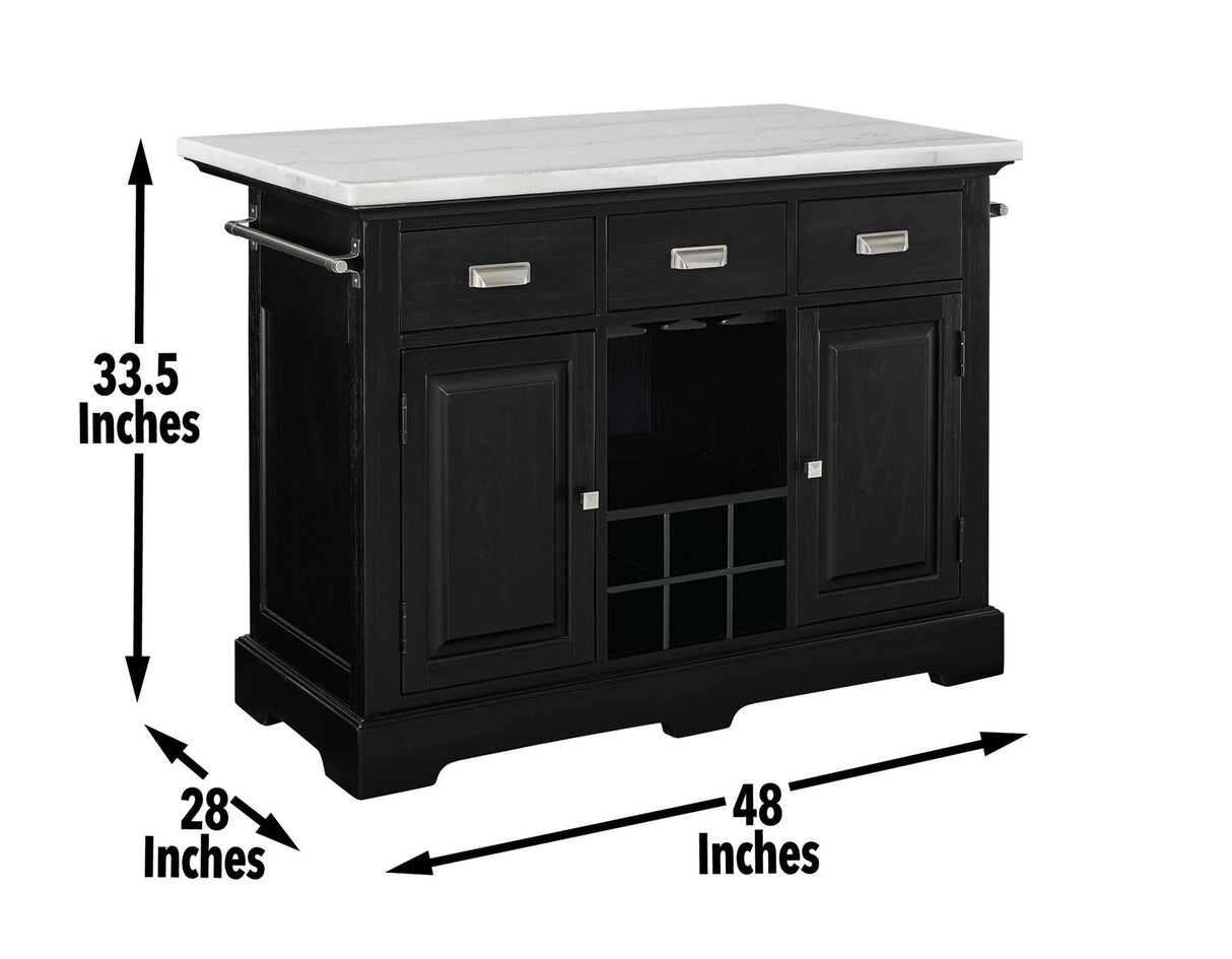 Aspen Kitchen Island from Steve Silver - Luna Furniture