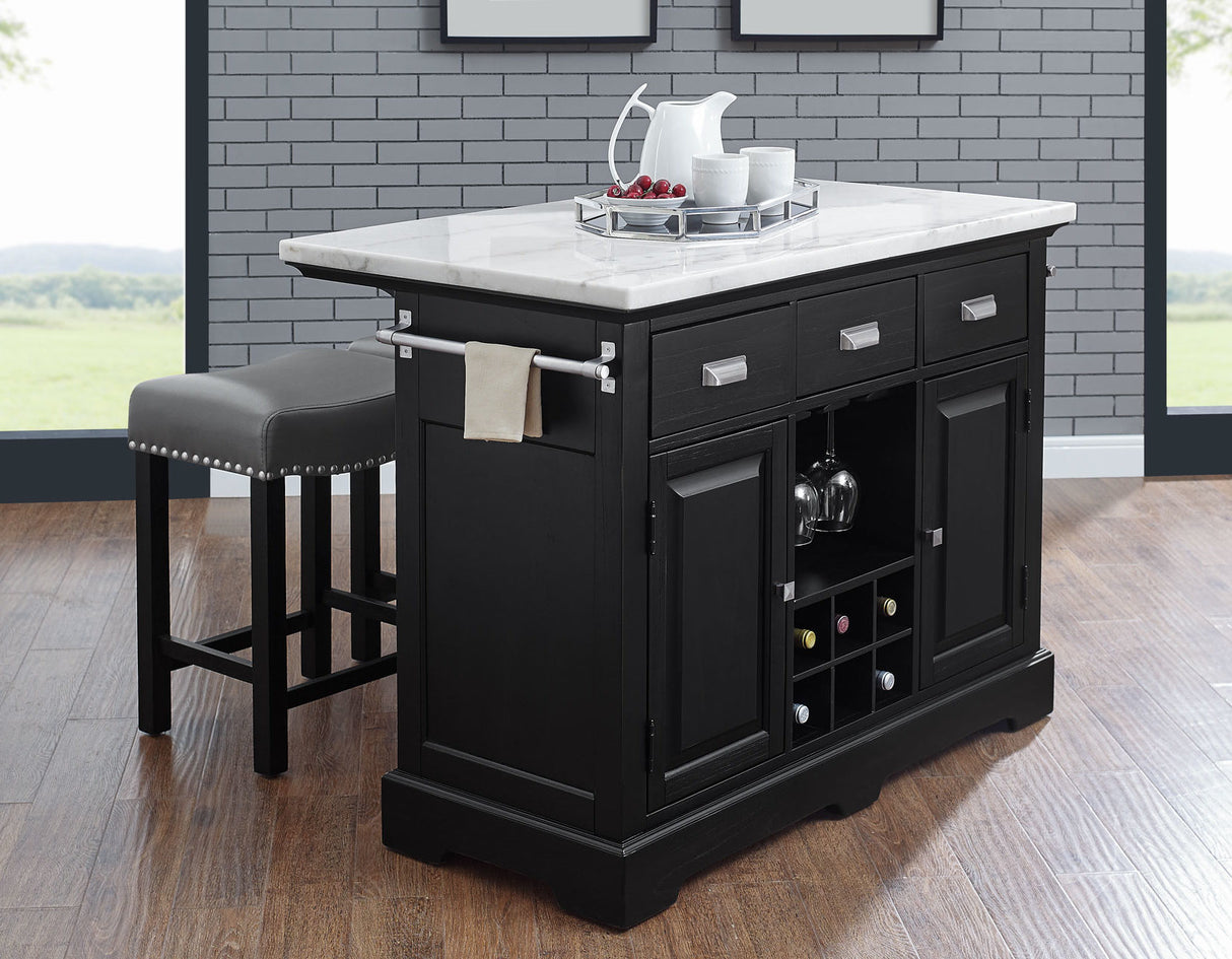 Aspen Kitchen Island from Steve Silver - Luna Furniture