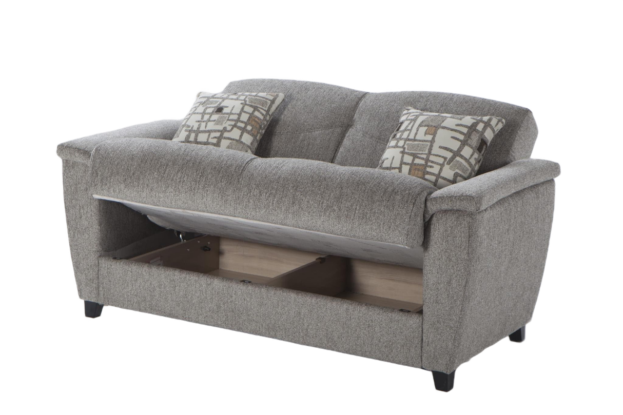 Aspen Aristo Light Brown Loveseat from Bellona - Luna Furniture