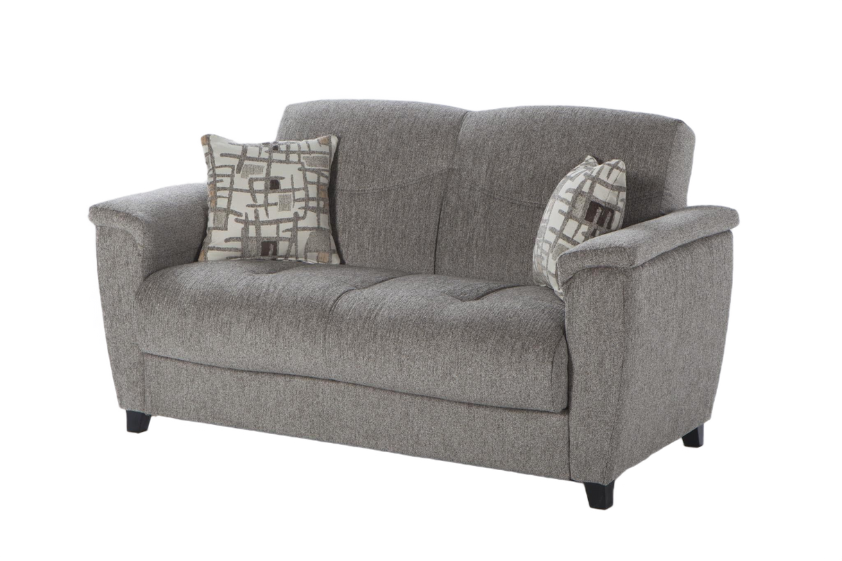 Aspen Aristo Light Brown Loveseat from Bellona - Luna Furniture