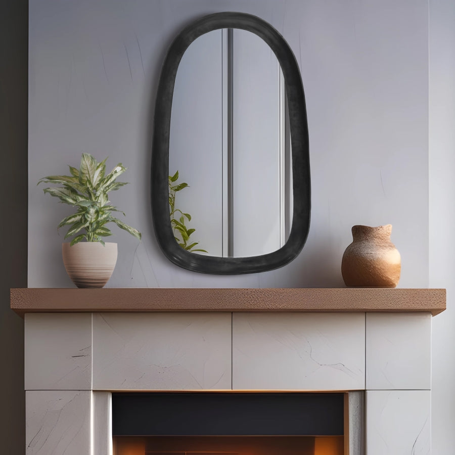 Auberge Mirror in Black from Meridian - Luna Furniture