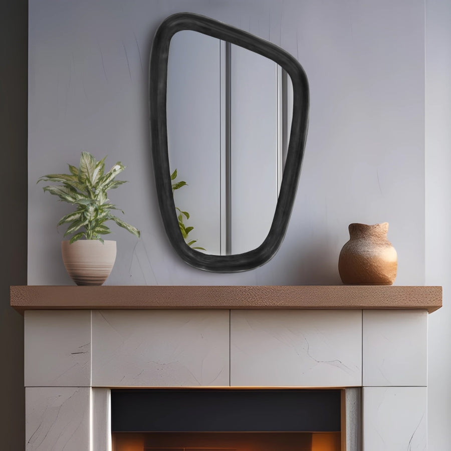 Auberge Mirror in Black from Meridian - Luna Furniture