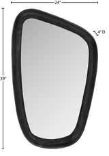 Auberge Mirror in Black from Meridian - Luna Furniture