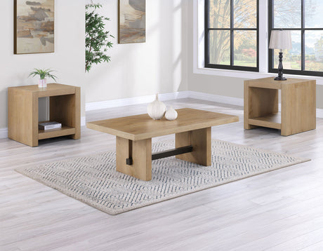 Aubrey 3-Piece Table Set, Driftwood from Steve Silver - Luna Furniture