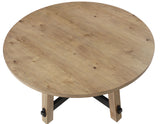 Aubrey 5-Piece 54″ Round Dining Table Set, Driftwood from Steve Silver - Luna Furniture