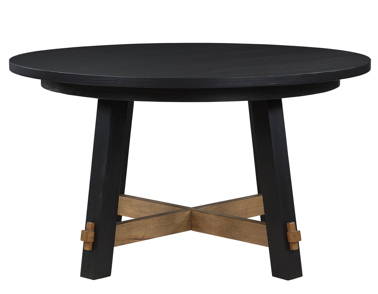 Aubrey 5-Piece 54″ Round Dining Table Set from Steve Silver - Luna Furniture