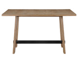 Aubrey 59.5″ Drifwood Counter Table with Black Stretchers from Steve Silver - Luna Furniture