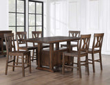 Auburn 5-Piece Storage Counter Table Dining Set(Table & 4 Side Chairs) from Steve Silver - Luna Furniture