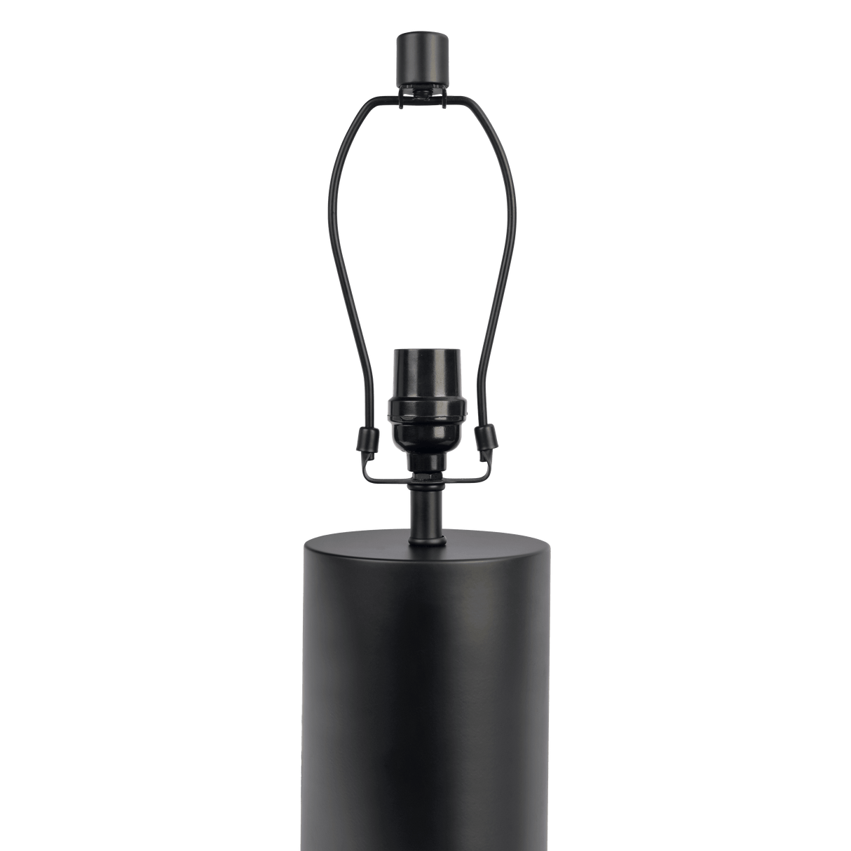 Aura Black Table Lamp with On/Off Switch Black Block Base - WLL03700101