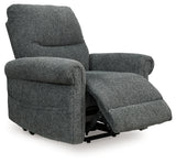 Aureta Charcoal Power Lift Recliner - 1790312