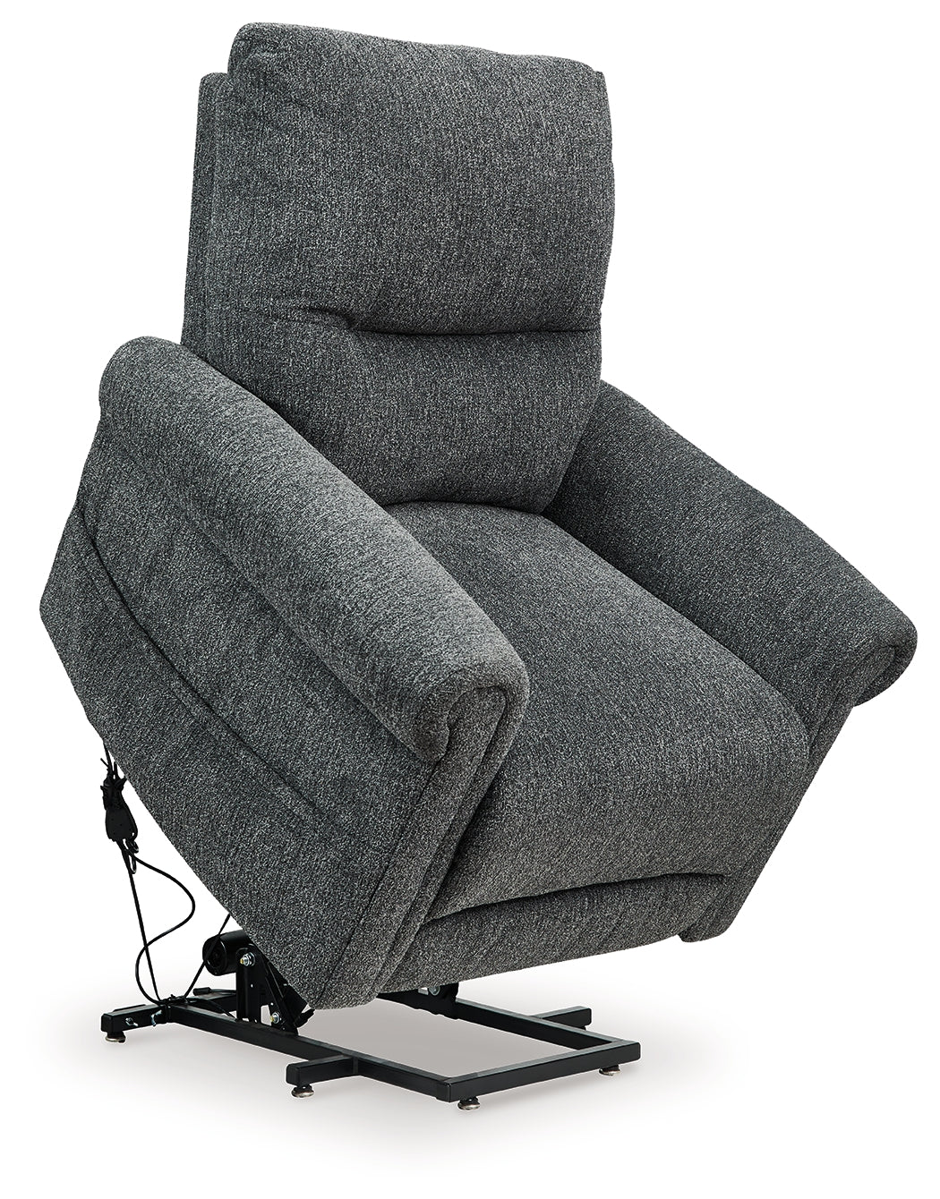 Aureta Charcoal Power Lift Recliner - 1790312