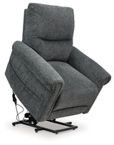 Aureta Charcoal Power Lift Recliner - 1790312