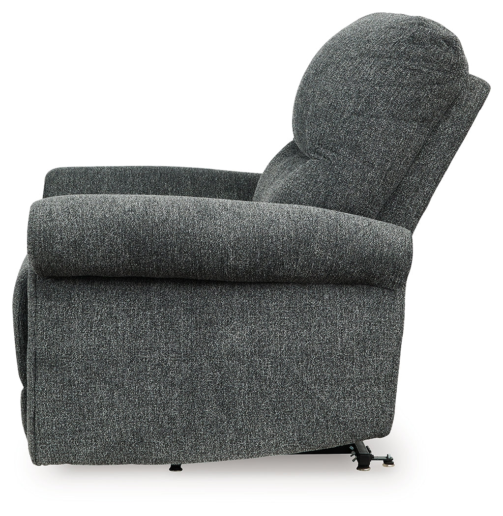 Aureta Charcoal Power Lift Recliner - 1790312