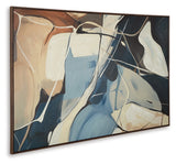 Avalen Blue/Brown/Beige Wall Art from Ashley - Luna Furniture