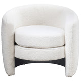 Avalon White Boucle Lounge Chair - LCH00502501