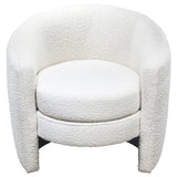 Avalon White Boucle Lounge Chair - LCH00502501