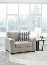 Avenal Park Chair and Ottoman in Flannel from Ashley - Luna Furniture