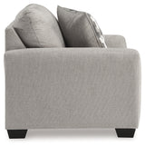 Avenal Park Chair and Ottoman in Flannel from Ashley - Luna Furniture