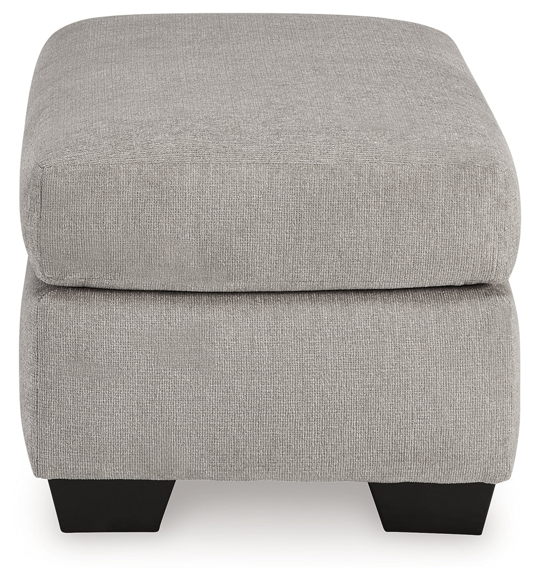 Avenal Park Chair and Ottoman in Flannel from Ashley - Luna Furniture