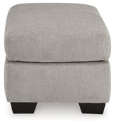 Avenal Park Chair and Ottoman in Flannel from Ashley - Luna Furniture