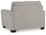 Avenal Park Sofa, Loveseat, Chair and Ottoman in Flannel - PKG019292