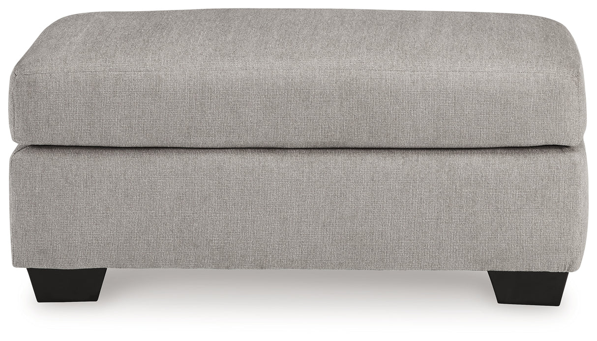 Avenal Park Sofa, Loveseat, Chair and Ottoman in Flannel - PKG019292