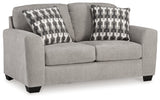 Avenal Park Sofa, Loveseat, Chair and Ottoman in Flannel - PKG019292