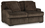 Aylesworth Chocolate Loveseat - 5370235