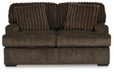 Aylesworth Chocolate Loveseat - 5370235