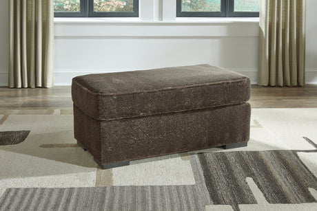 Aylesworth Chocolate Ottoman - 5370214