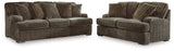 Aylesworth Sofa and Loveseat in Chocolate - PKG019294