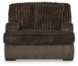 Aylesworth Sofa, Loveseat, Chair and Ottoman in Chocolate - PKG019295