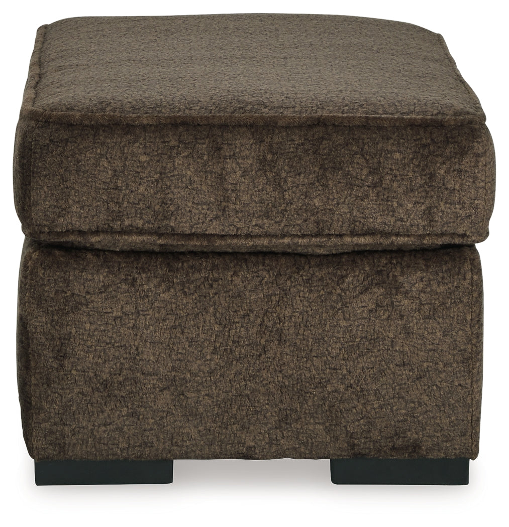 Aylesworth Sofa, Loveseat, Chair and Ottoman in Chocolate - PKG019295