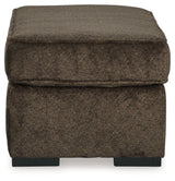 Aylesworth Sofa, Loveseat, Chair and Ottoman in Chocolate - PKG019295