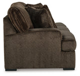 Aylesworth Sofa, Loveseat, Chair and Ottoman in Chocolate - PKG019295