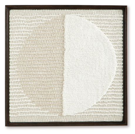 Bachard Tan/White Wall Decor - A8010330