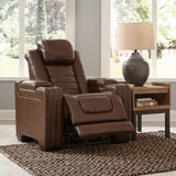 Backtrack 3-Piece Home Theater Seating in Chocolate - PKG010452