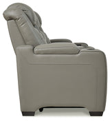 Backtrack Sofa, Loveseat and Recliner in Gray - PKG013249