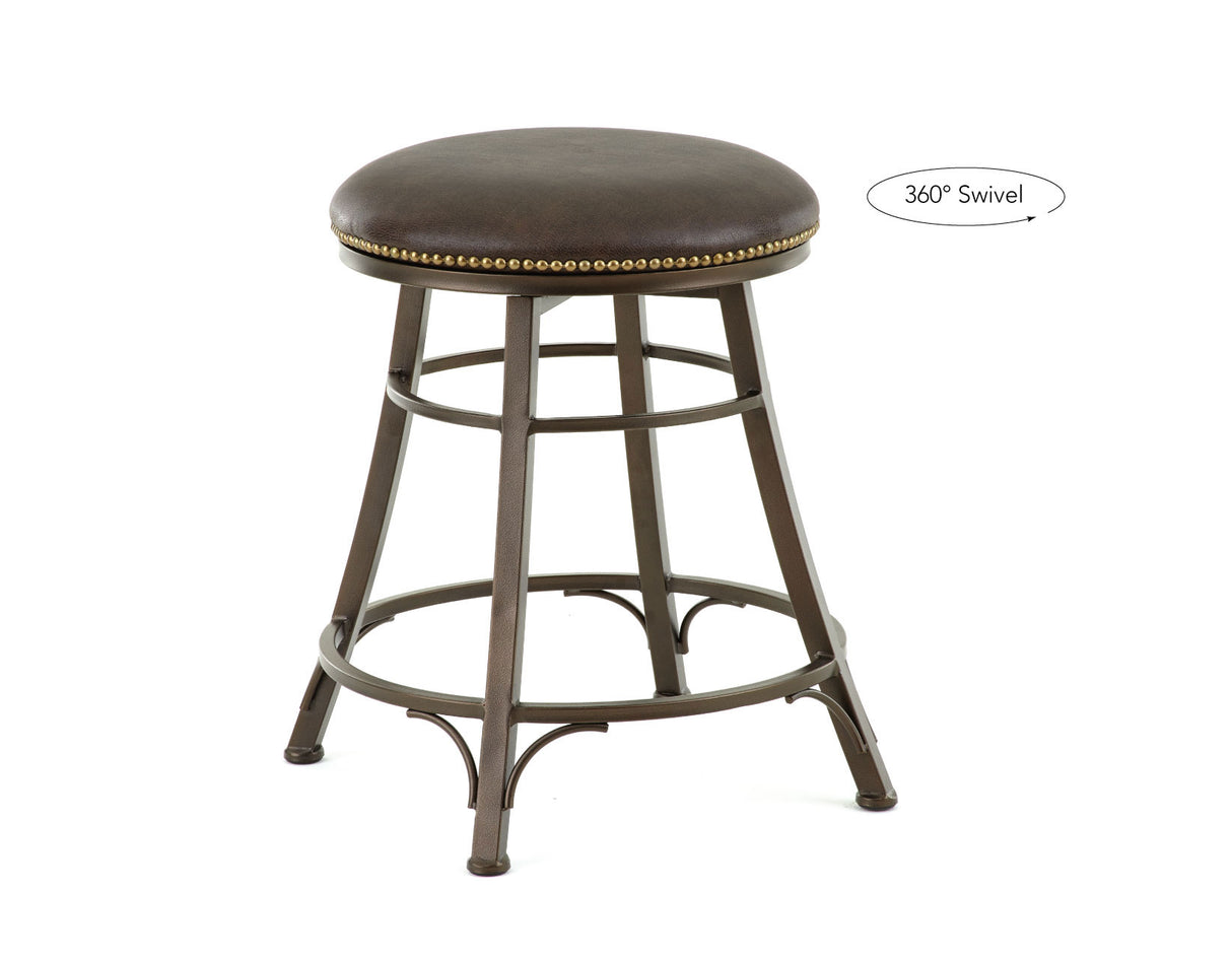 Bali 24″ Backless Counter Stool, Swivel - BL500SCC